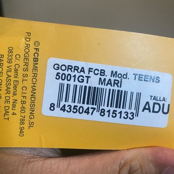 FC Barcelona Barca Futbol  Club Hat - Picture 7 of 7